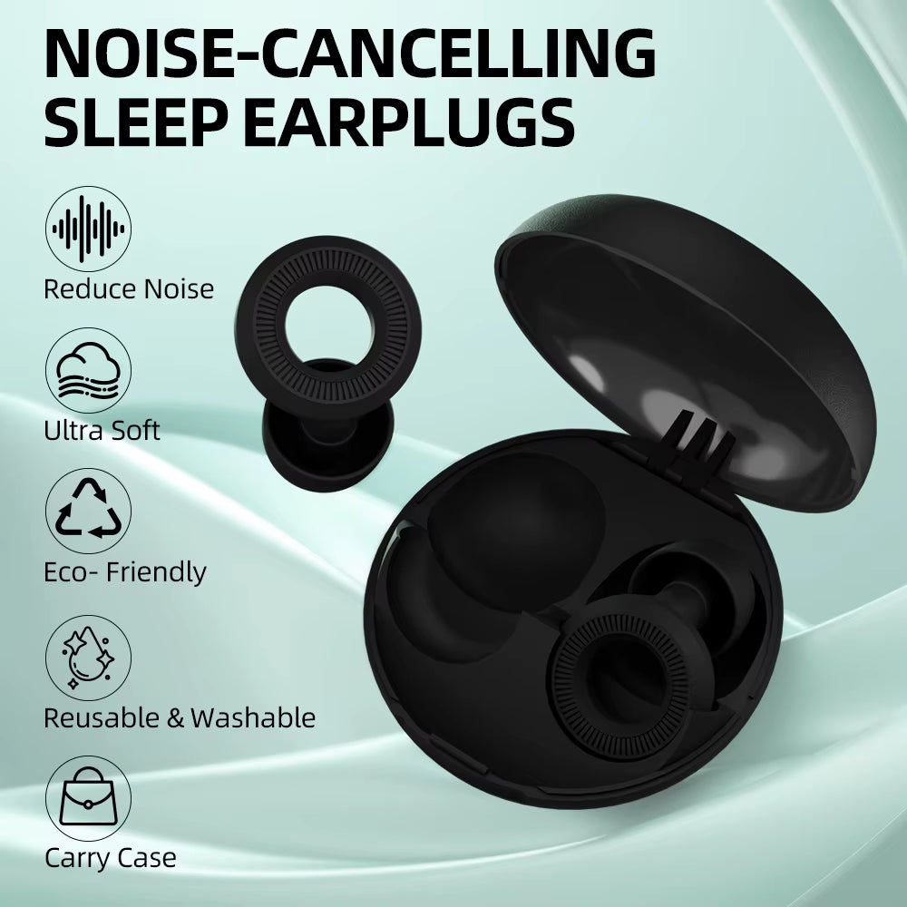 2026 New Hot-Selling Customization Reusable Silicone Push-In Intrinsically Safe Noise Reduction Sleeping Ear Plugs 28Db (SNR)