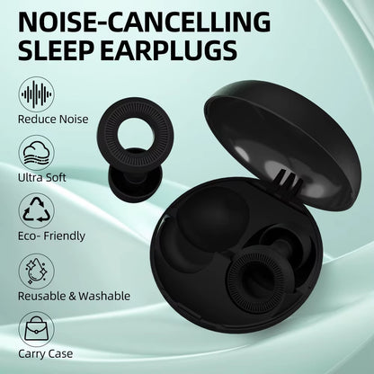 2026 New Hot-Selling Customization Reusable Silicone Push-In Intrinsically Safe Noise Reduction Sleeping Ear Plugs 28Db (SNR)