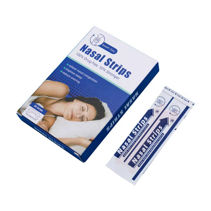 Magnetic Nasal Dilator Strips, Adjustable Hook & Loop Anti-Snore Device, Custom Breathing Aid Kit for Better Sleep
